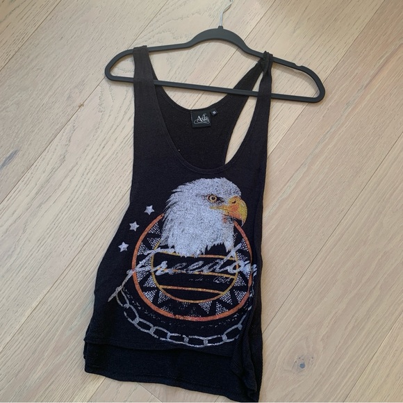 Knit Tank Top - Black w Eagle (Deal - 8 items for $100) - Picture 4 of 4